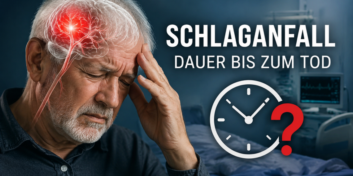 schlaganfall dauer bis zum tod